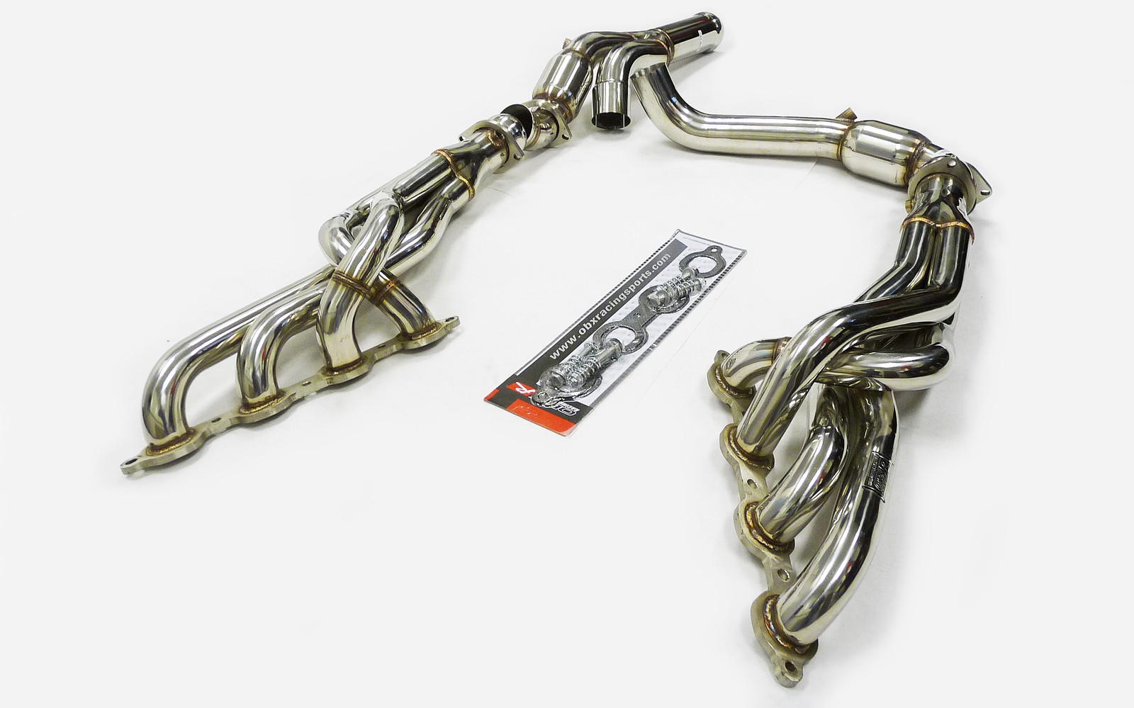 OBX Stainless Long Tube Manifold 14-16 Chevy Silverado GMC Sierra LT1 6.2L