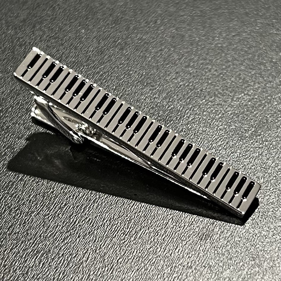 Music Piano Keyboard Tie Clip Tie Bar Men Daily Wear Music Lover Gift