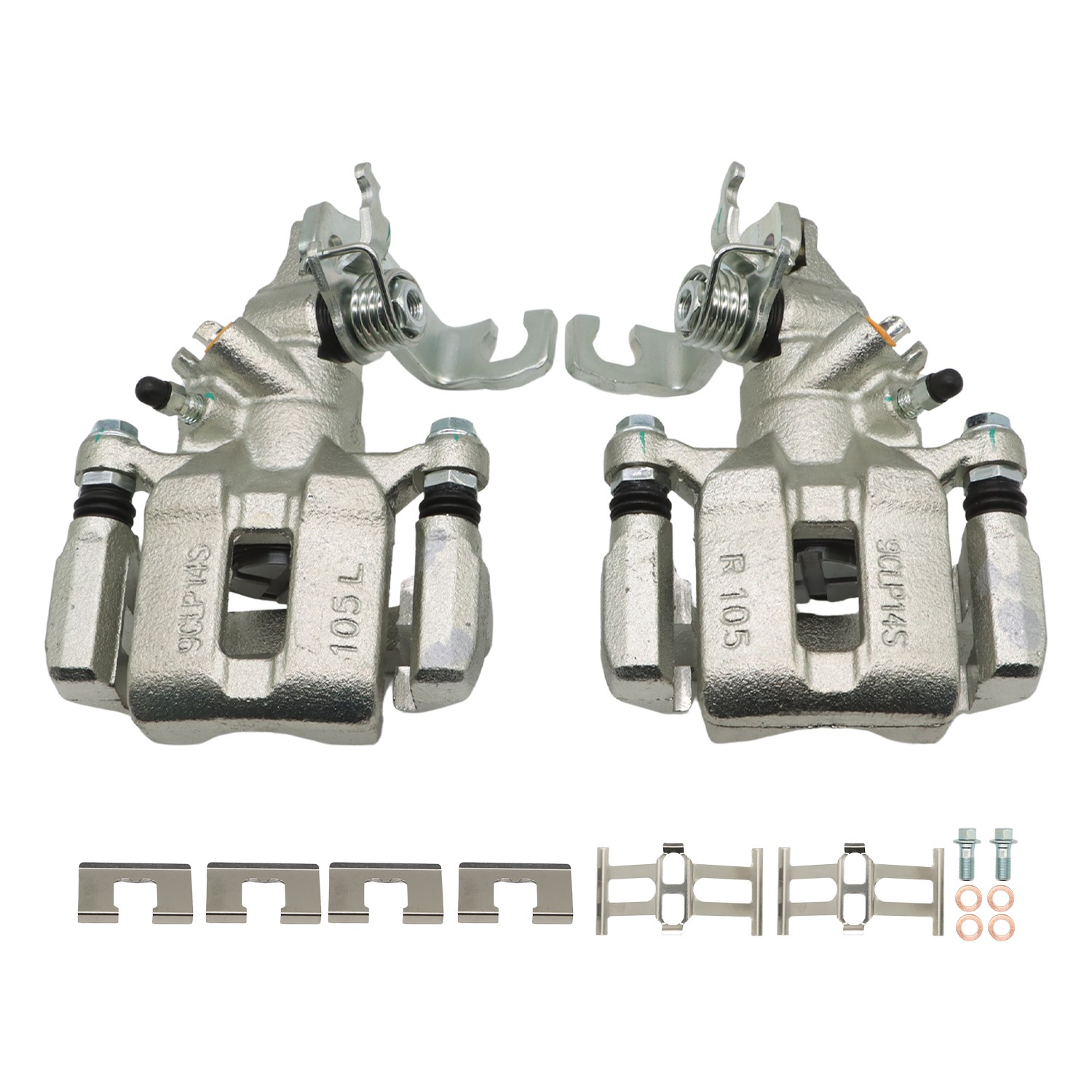 Rear Brake Calipers w/ Bracket For 1998-2007 Honda Accord 2004-2008 Acura TSX