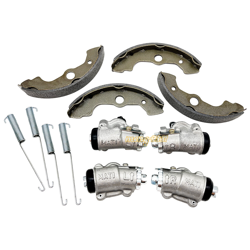 Front Brake Wheel Cylinders w/Shoes ALL 4 for Honda Rancher 350 400 2004-2007