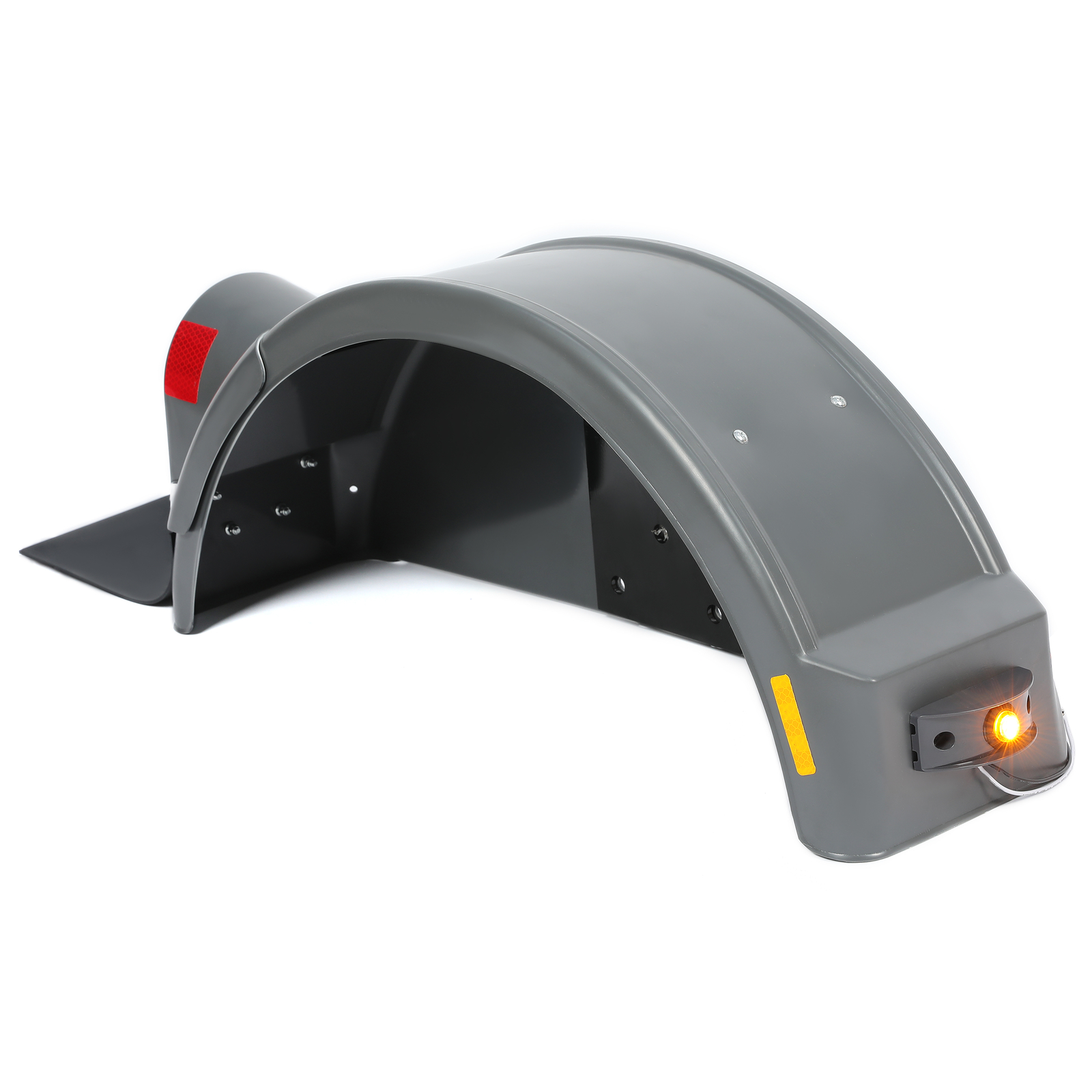 Right Fender Flare Plastic Gray W/ Sealed Light For Demco Kar Kaddy Trailer