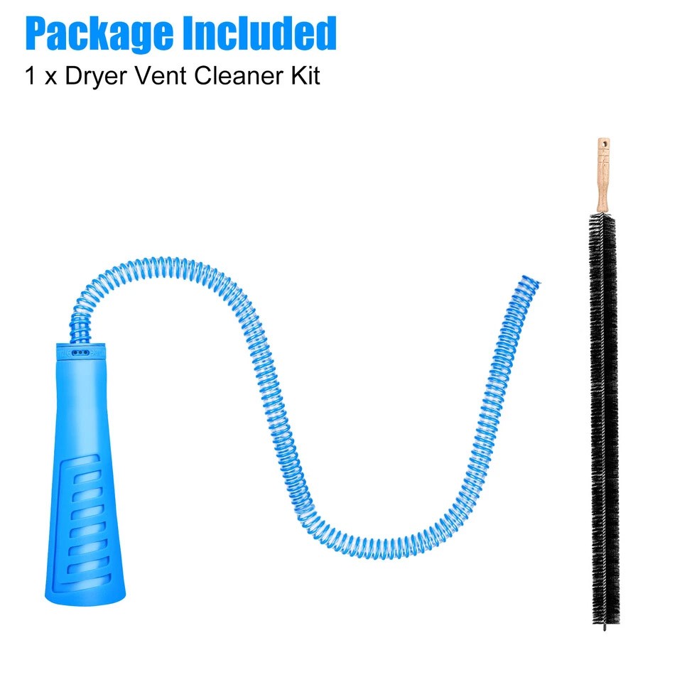 Dryer Vent Cleaner Kit Vacuum Attachment Hose with Lint Remover Cleaning Brush