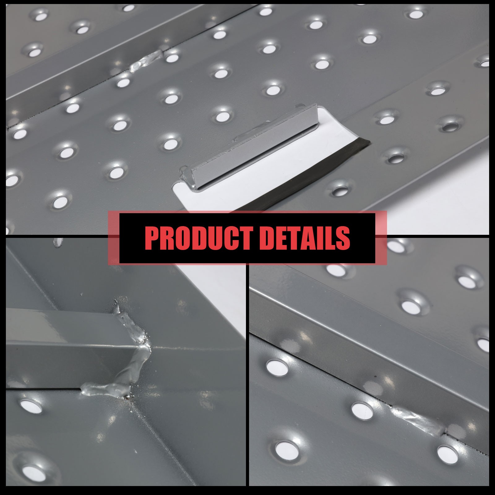 750lbs Shed Ramp Heavy-Duty Loading Ramps Curb Ramp for Lawn Mower Anti-Slip