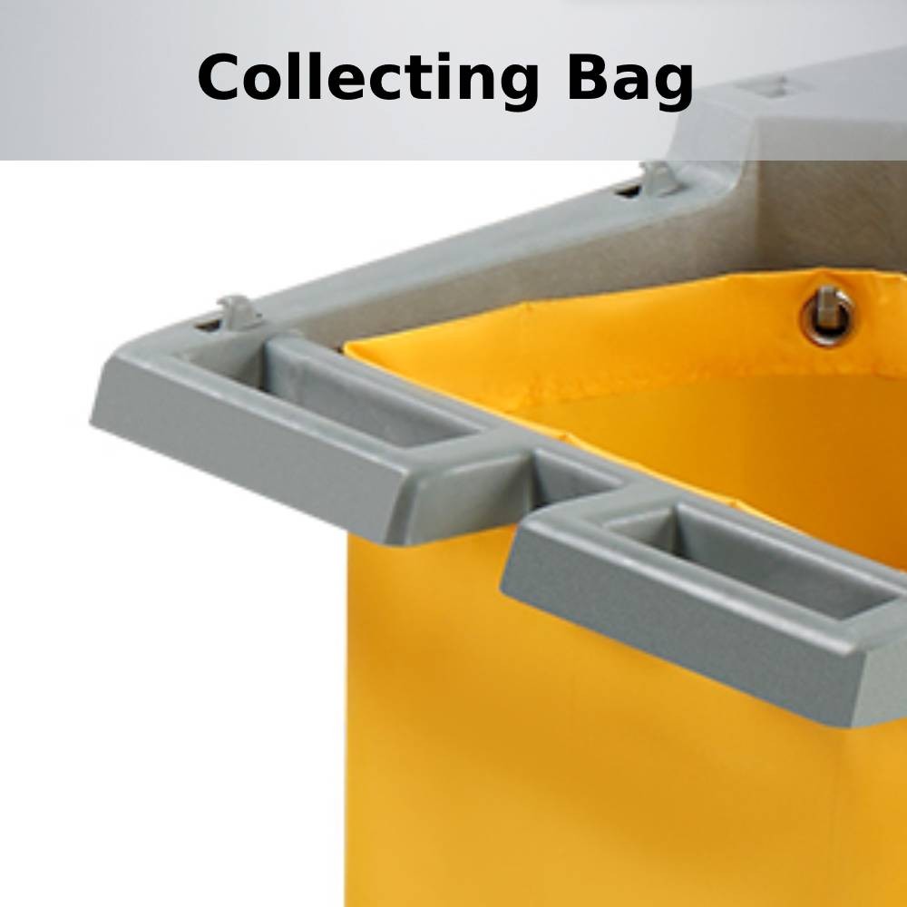 Commercial Traditional Cleaning Janitorial Room Service Housekeeping Cart Gray