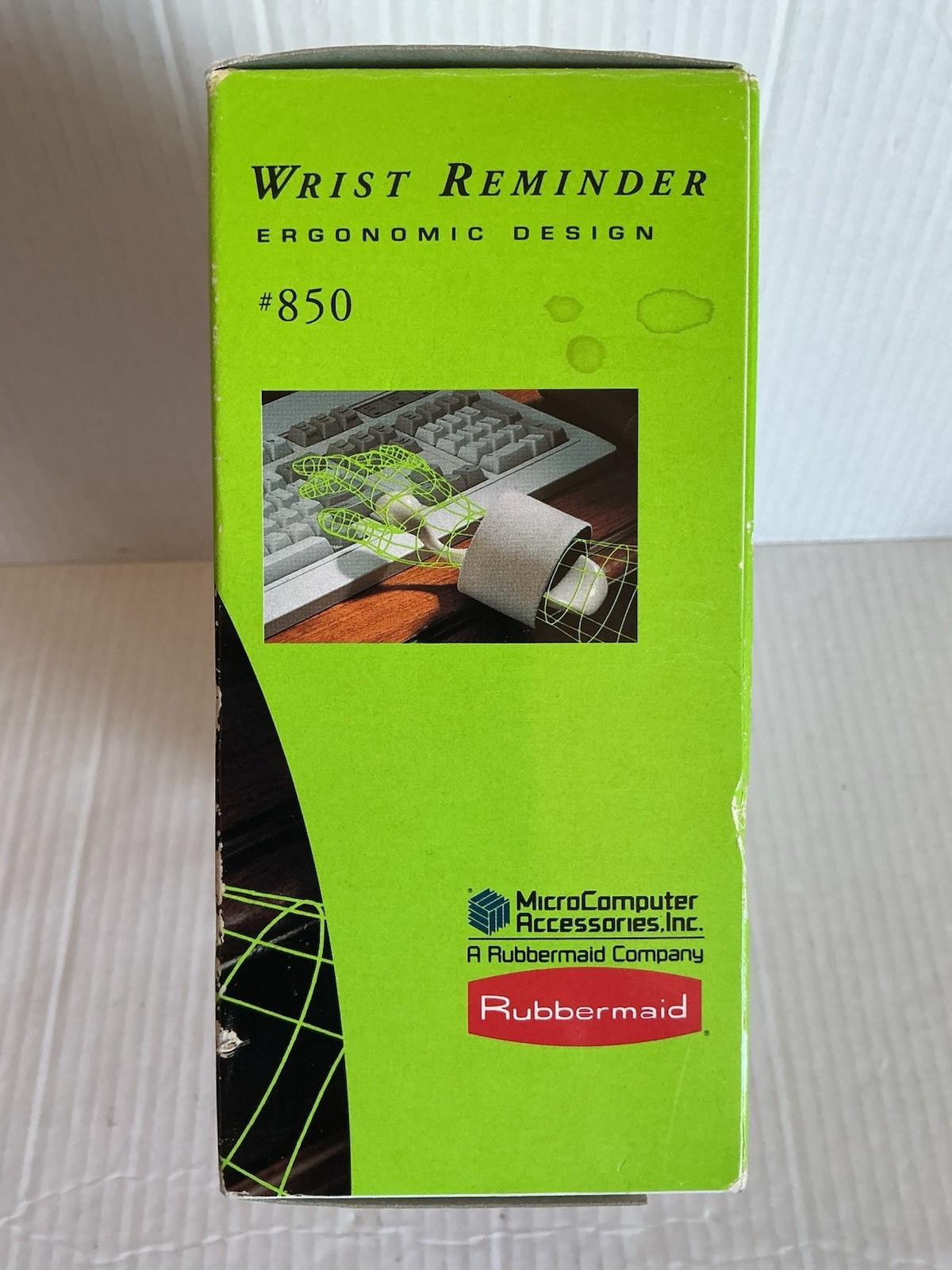 Wrist Reminder Typing Wrist Band MicroComputer Accessories Rubbermaid NEW NOS