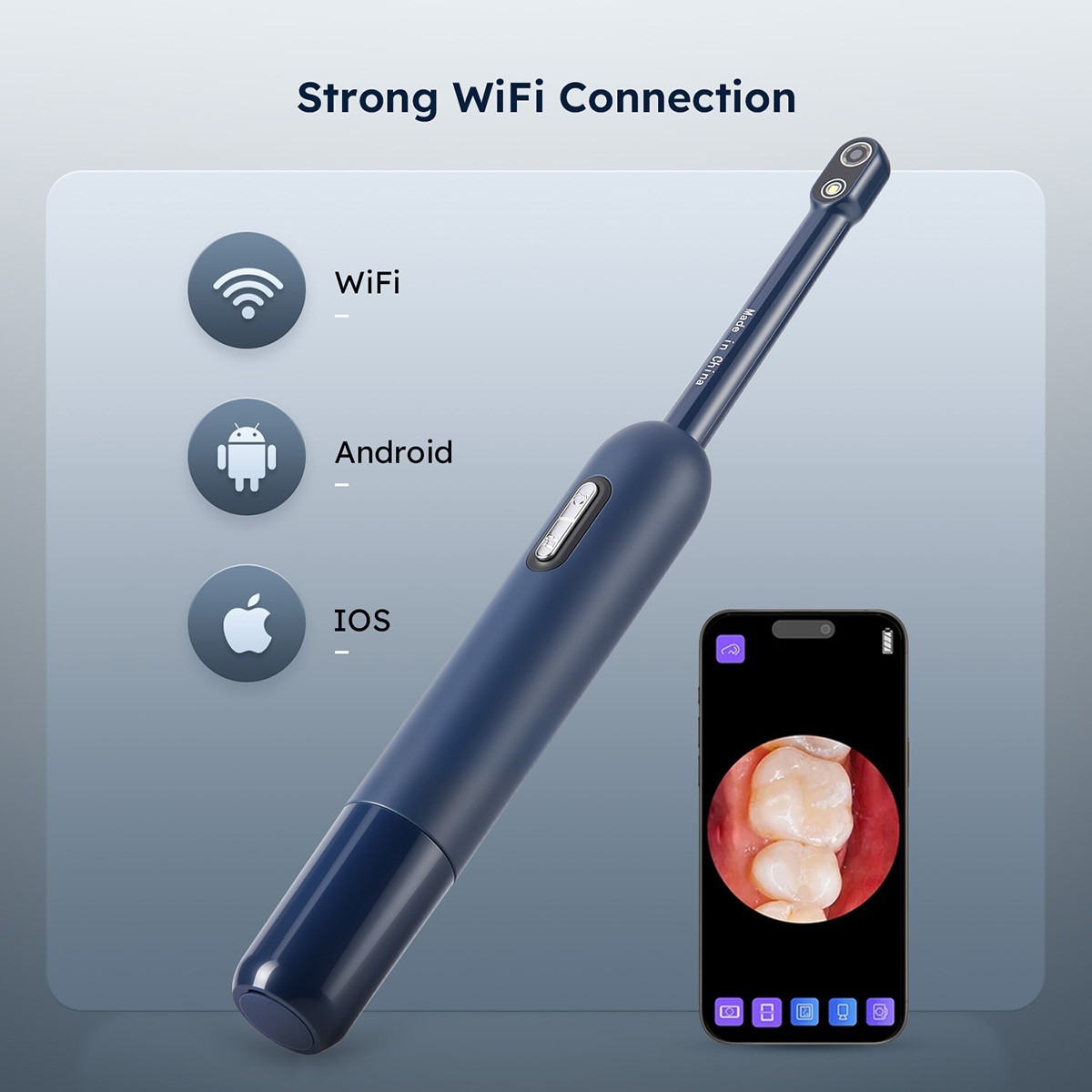 Dental USB Wifi HD Intraoral Camera Digital Imaging Intra Oral Endoscope 8/6 LED