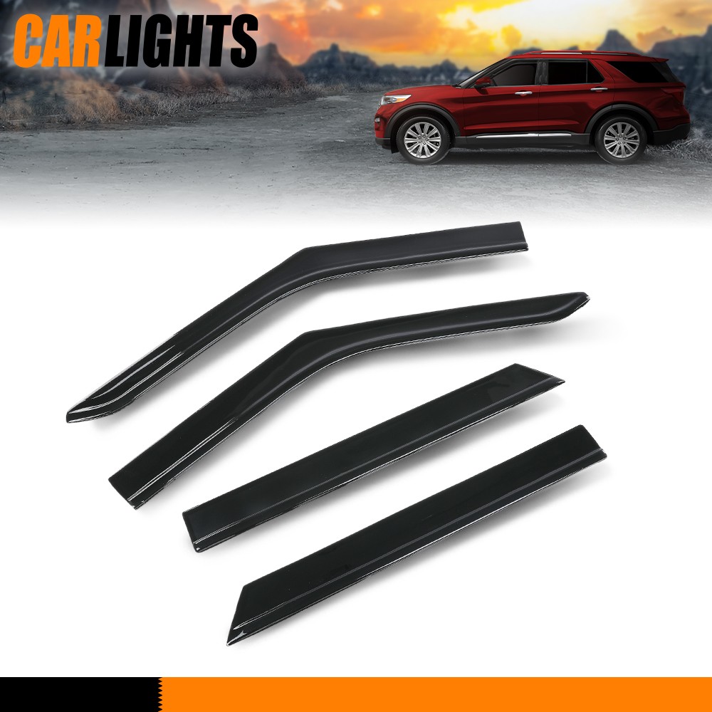 AVS Window Rain Guards Visors Shield Out-Channel Fit For 2020-2025 Ford Explorer