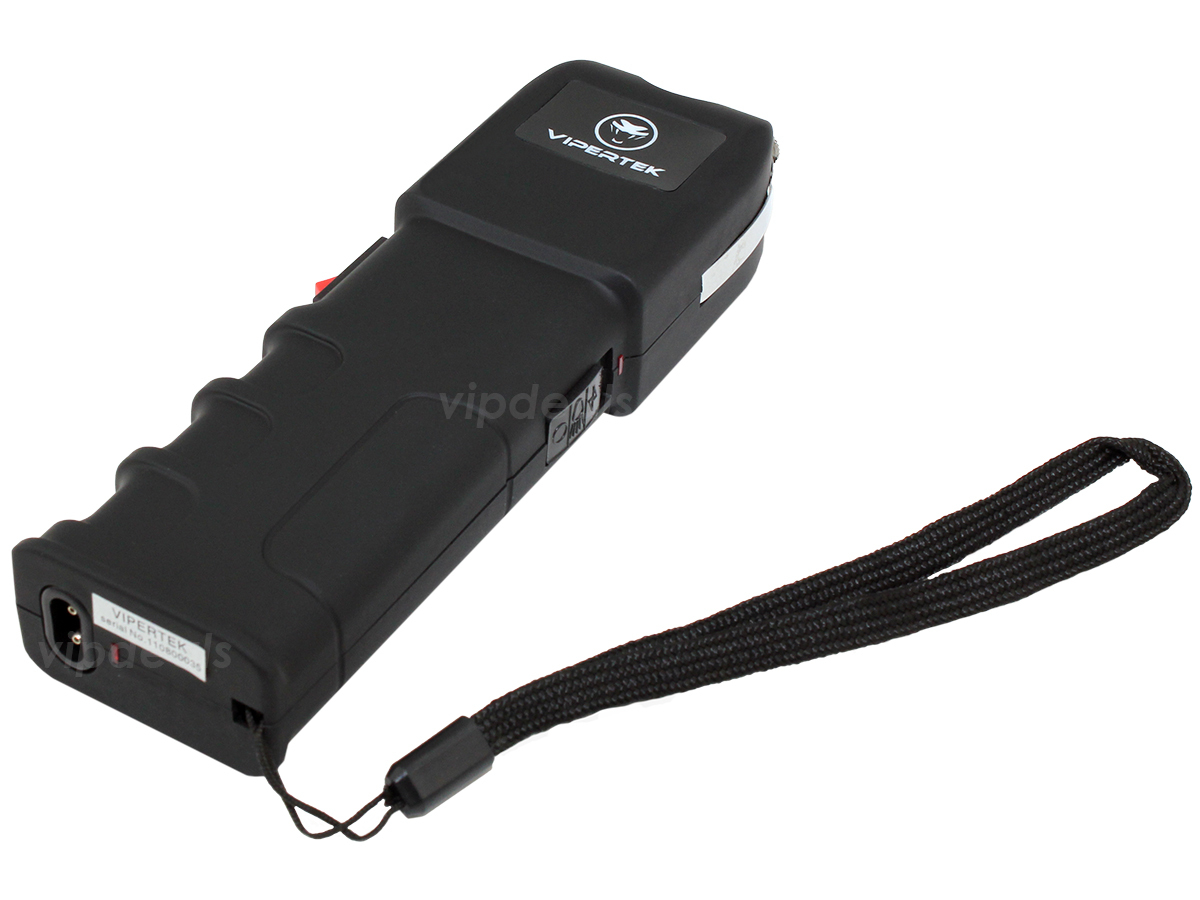 VIPERTEK Stun Gun VTS-989 - 700 BV Heavy Duty Rechargeable LED Flashlight