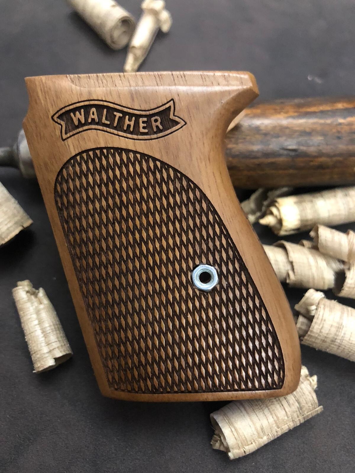 Walther PPK Turkish Walnut Wood Grips Set. Fits Interarms PPK. FAST USA SHIPPING