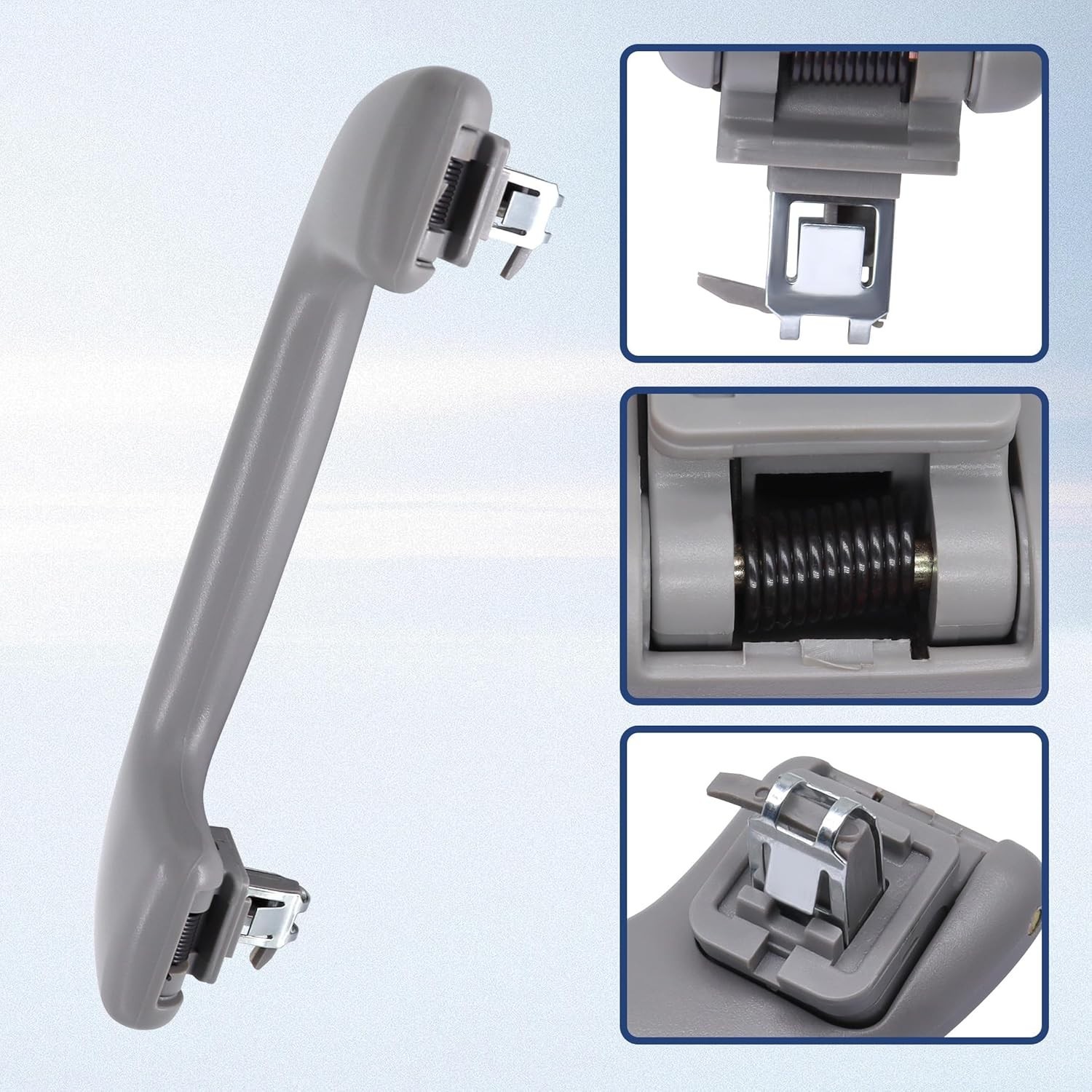 Front Interior Grab Roof Handle Light Gray fit Toyota Yaris Corolla Rav4 Prius