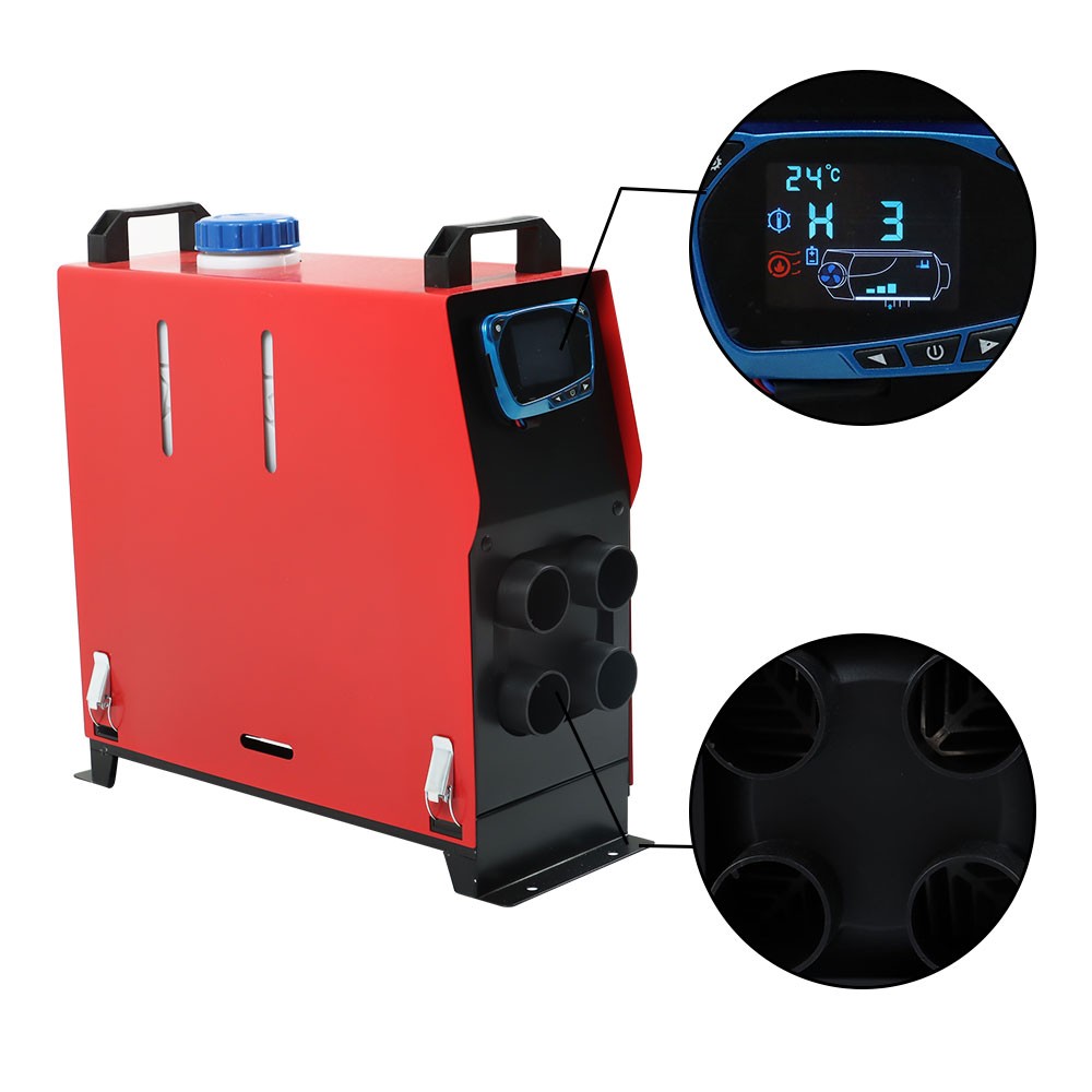 Fit For Low Noise Vehicles 4 Hole Boat LCD Display Diesel Air Heater 5KW 12V