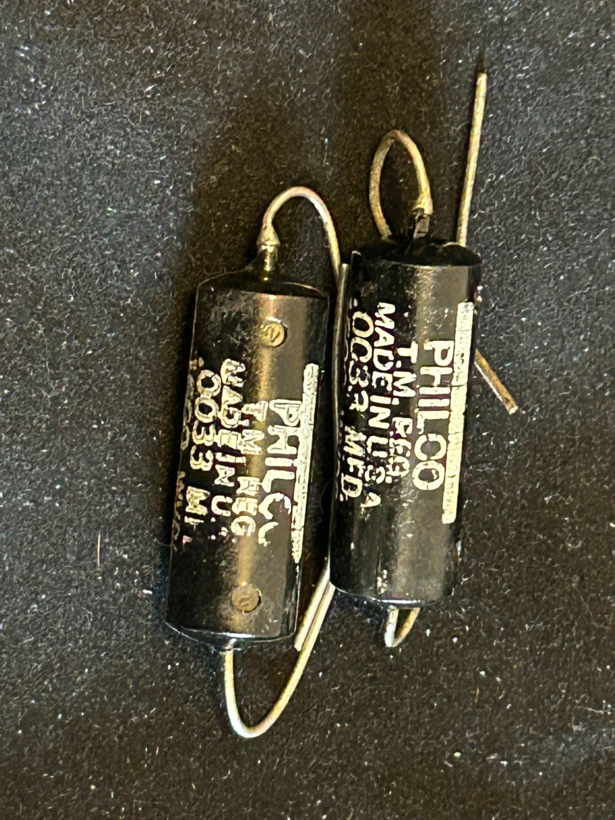 NOS Sprague Black Beauty 10TM & Philco Molded Capacitor Lot - 19 Pcs - Tone!