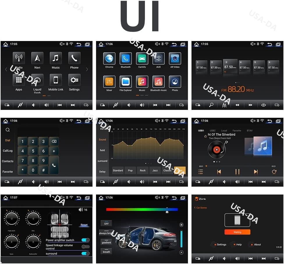 8.4" touch screen Car Radio Navigation GPS CarPlay for Porsche Panamera 2010-16