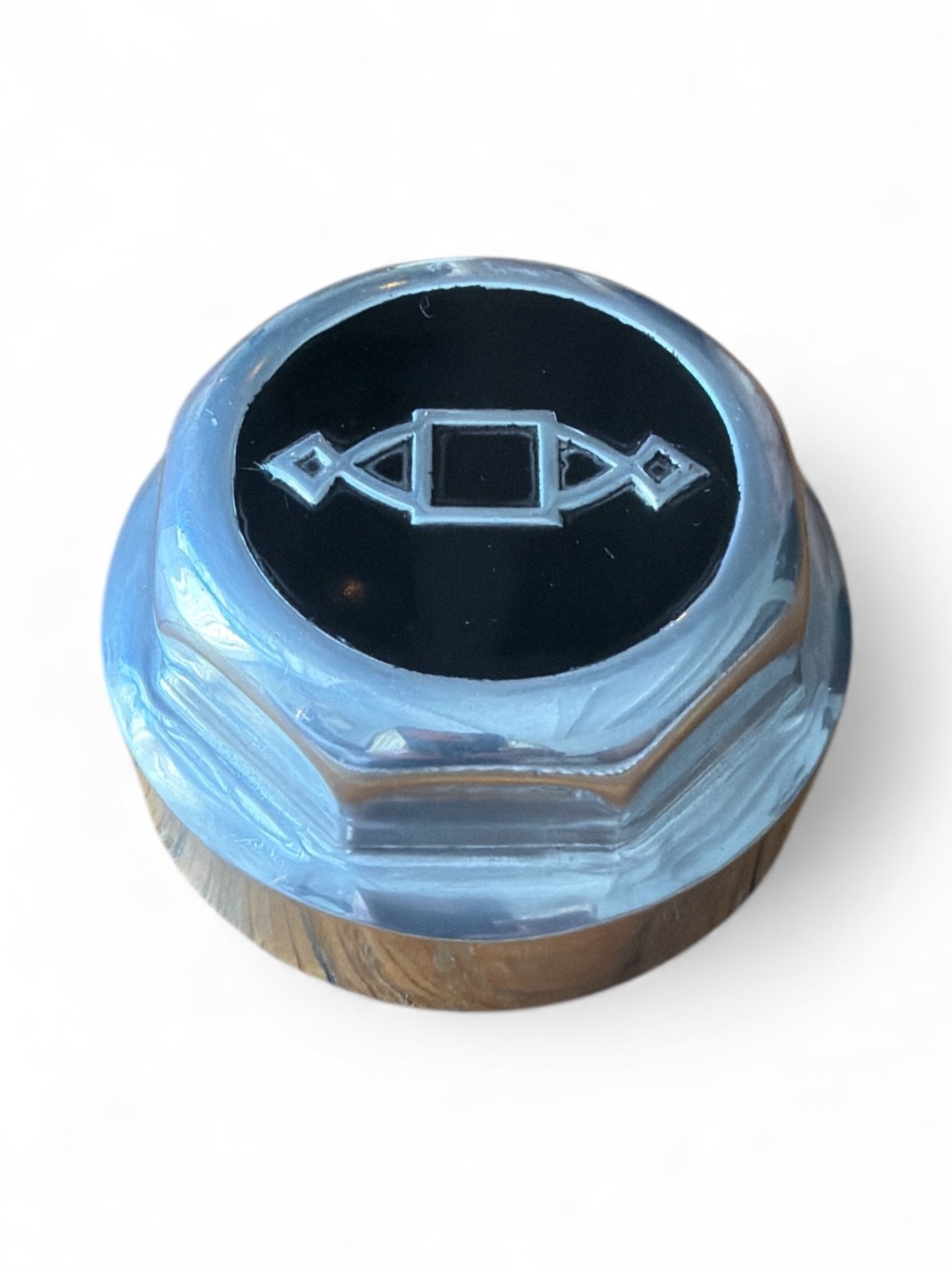 Antique McLaughlin Buick Aluminum Hub Cap 3.5” Base Early Threaded Canada