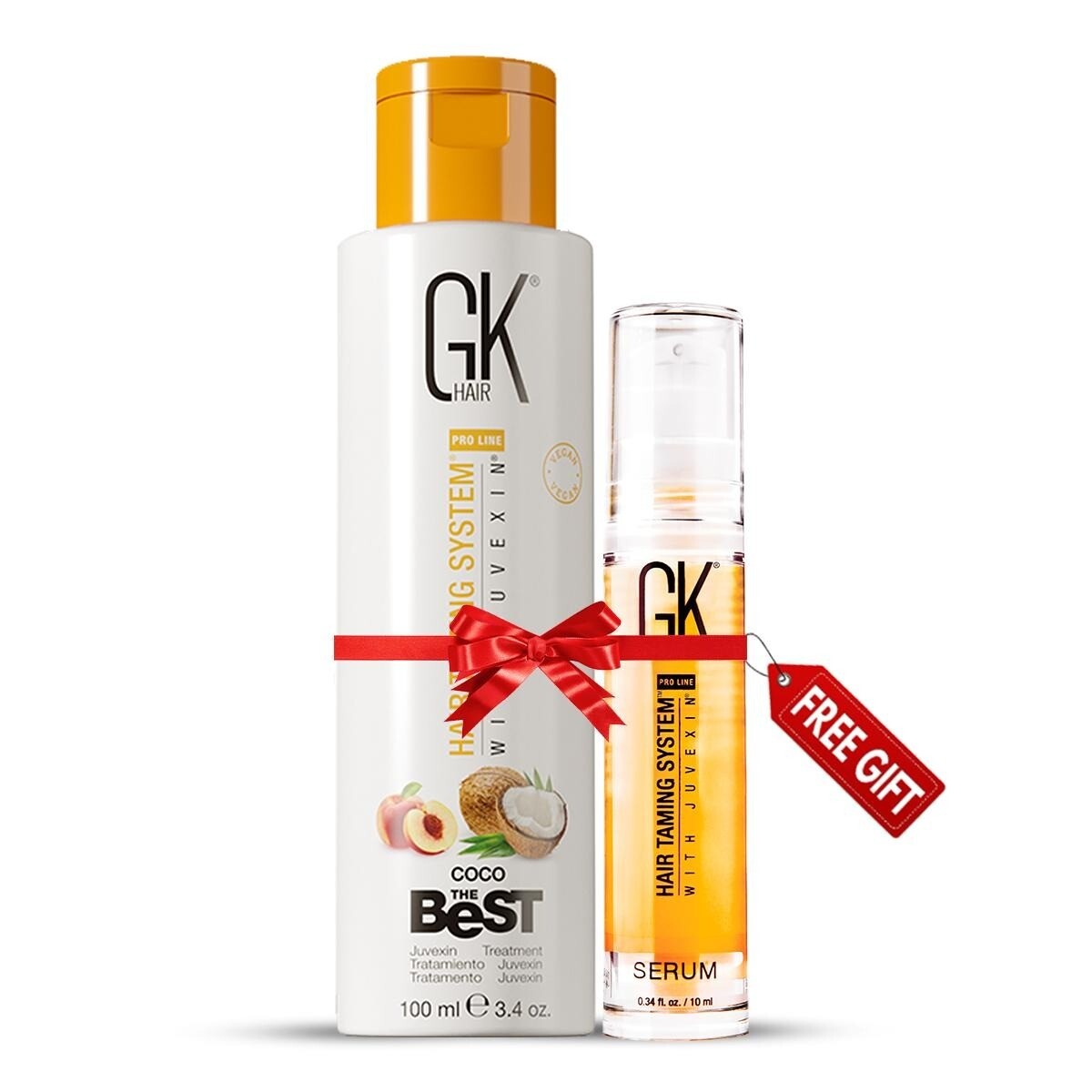 GK HAIR Women The Best COCO Vegan Smoothing Keratin Treatment Free Serum 0.34 oz