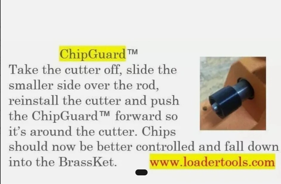 Chip Tray Upgrade For The Motorized Lyman Universal Trimmer Only