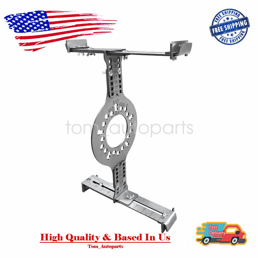 Wheel Fitment Simulator Tool, Tire Size Fit Test Measuring Mockup, 5-Lug Pattern