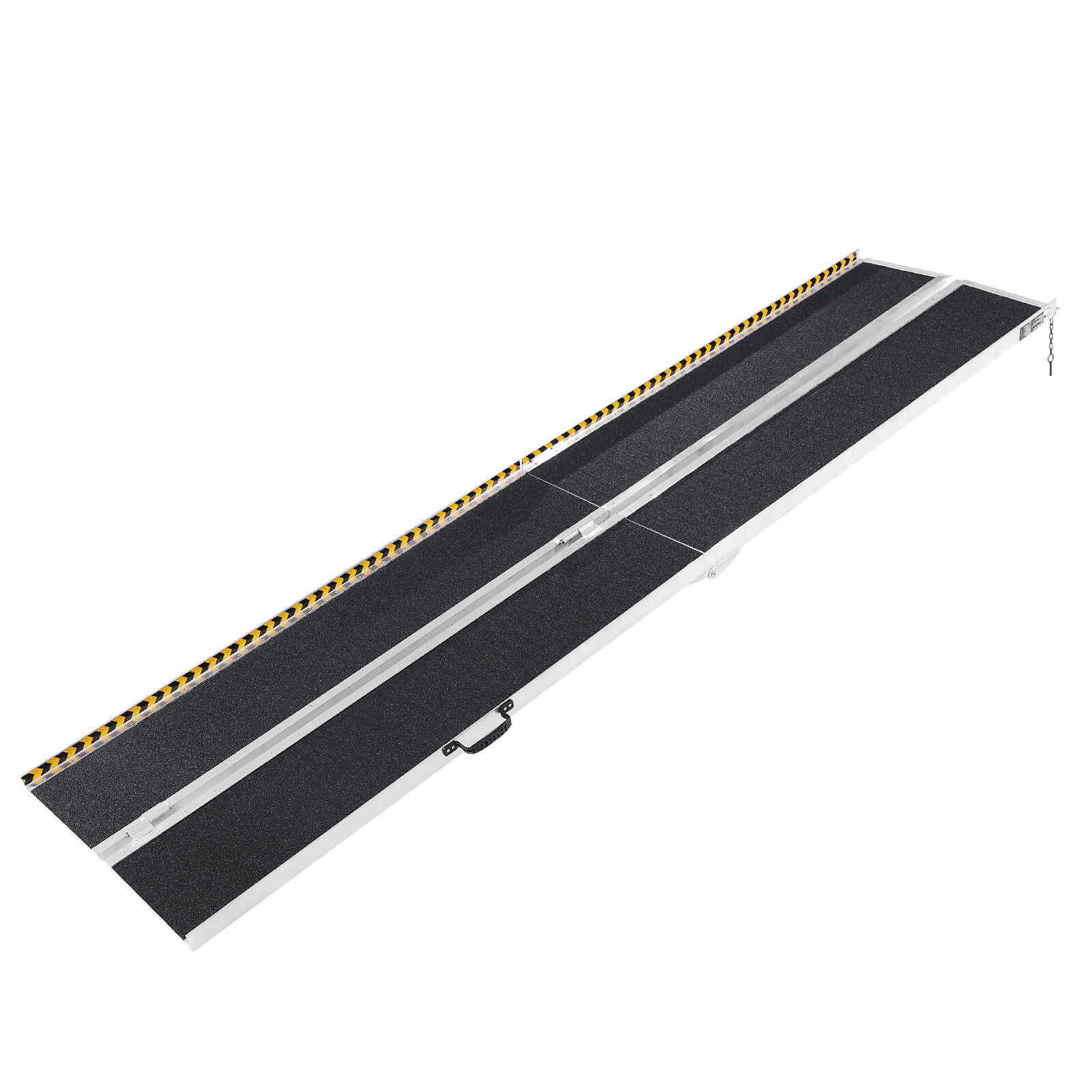 VEVOR 10 ft 800 lbs Folding Wheelchair Ramp Aluminum Mobility Ramp Portable