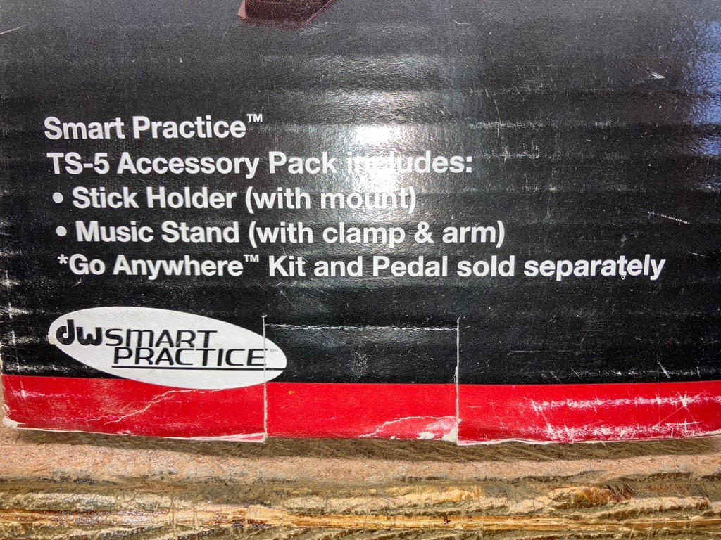 DW Smart Practice Music Stand/Stick Holder TS-5 Accessory Pack