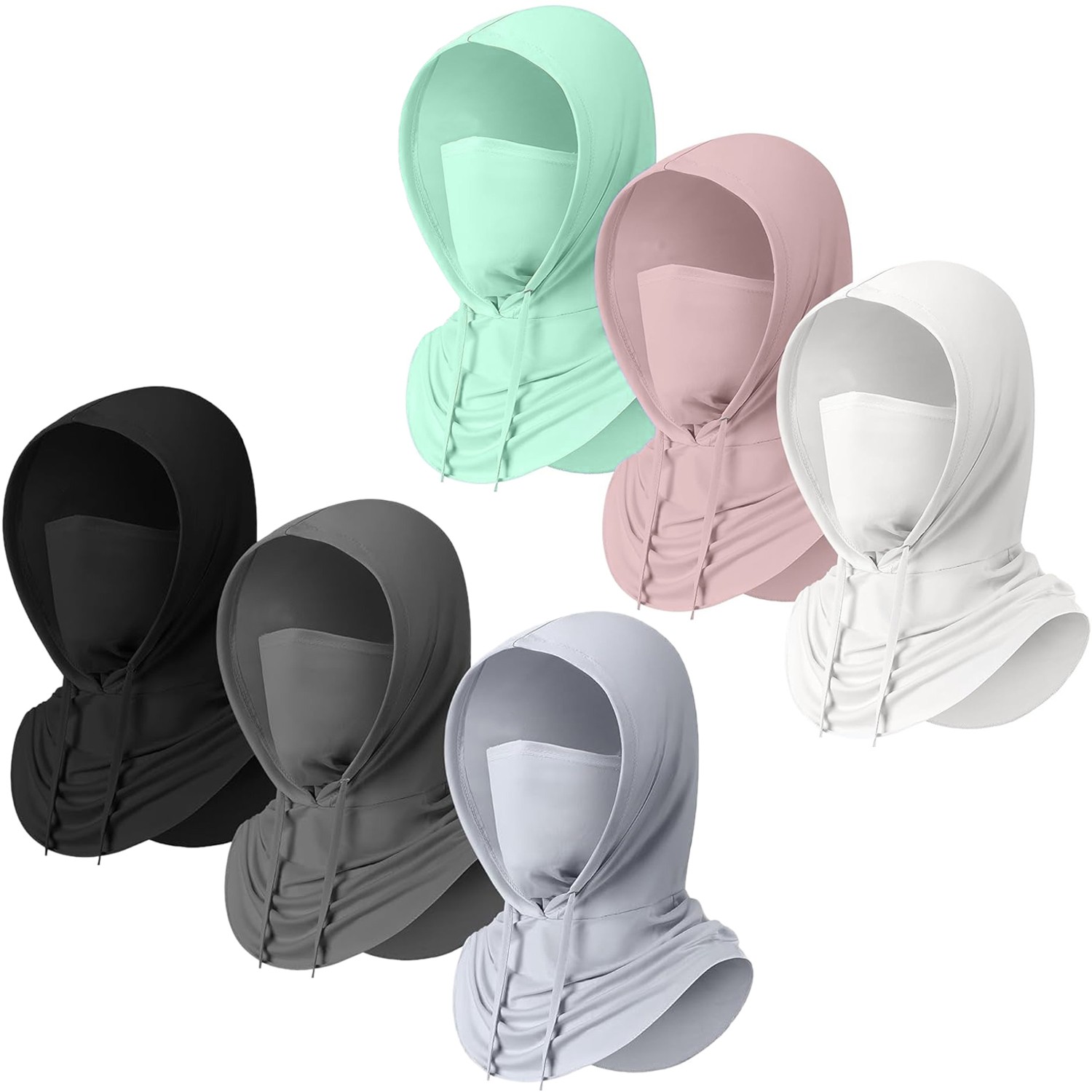 Balaclava Face Mask UV Protection Hood Breathable Full Head Cover for Men Women