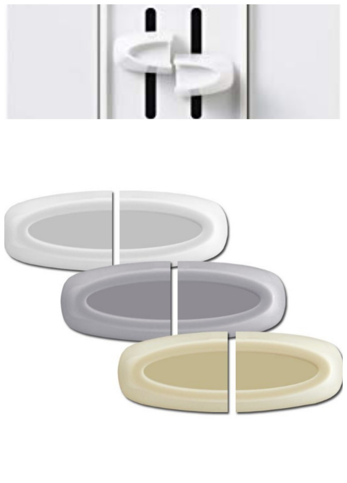 LUTRON Skylark DUAL SPLIT DIMMER Replacement Slider HALF KNOBS Fan Light 1 Pair