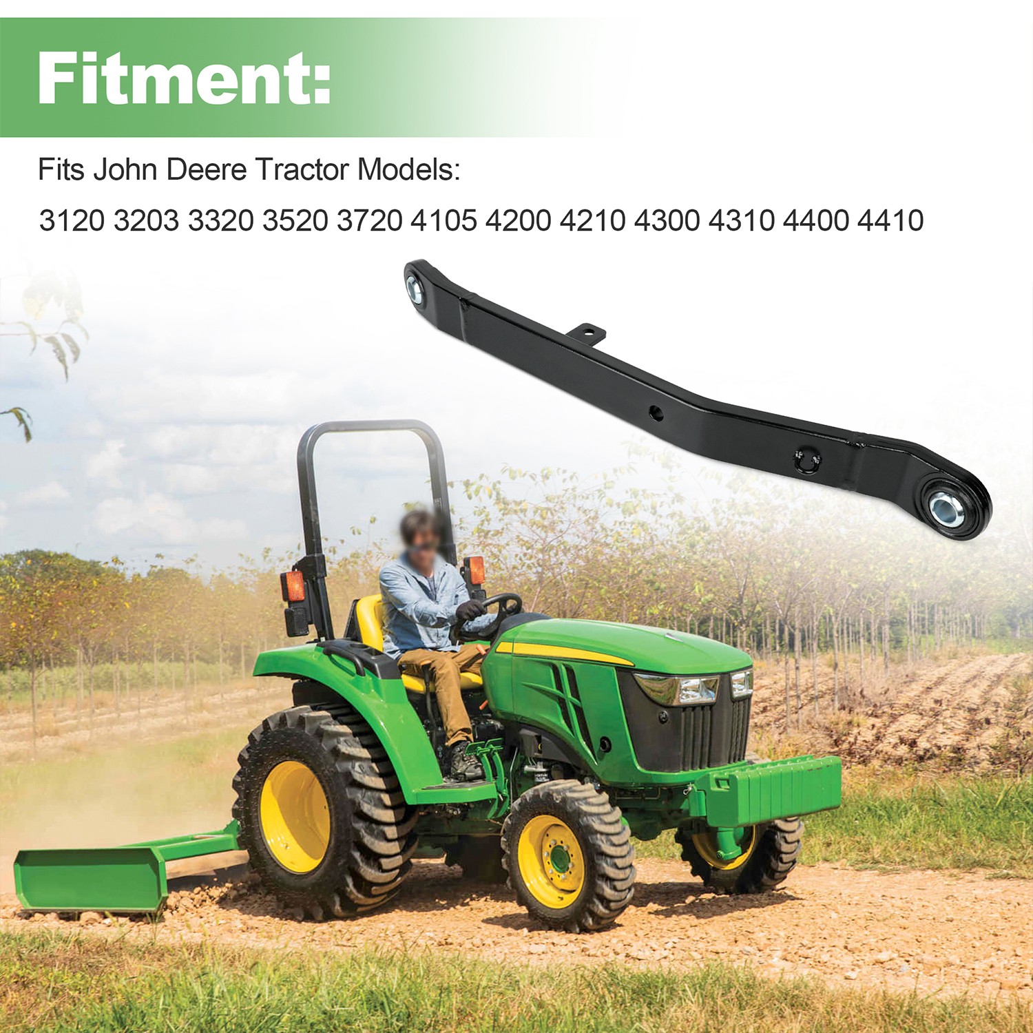 For John Deere LVA18232 Draft Link 3120 3203 3320 3520 3720 4105 4200 4210 4300