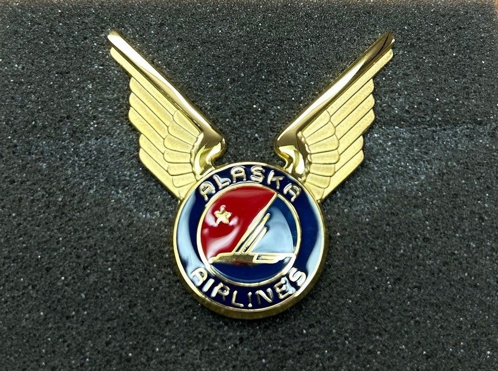 Alaska Airline Cap Badge