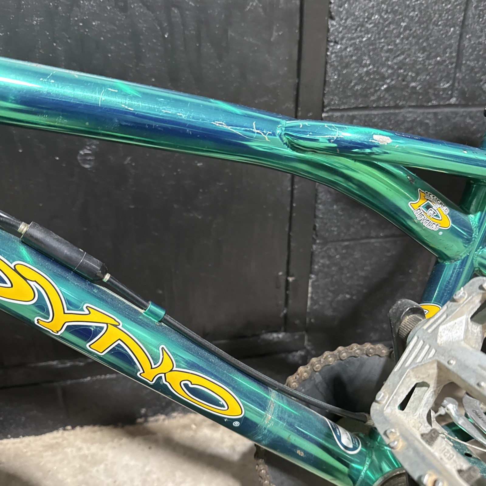 Dyno Air 2000 Gt Mags Freestyle Bike Metallic Green RARE Y2K Bmx Vintage