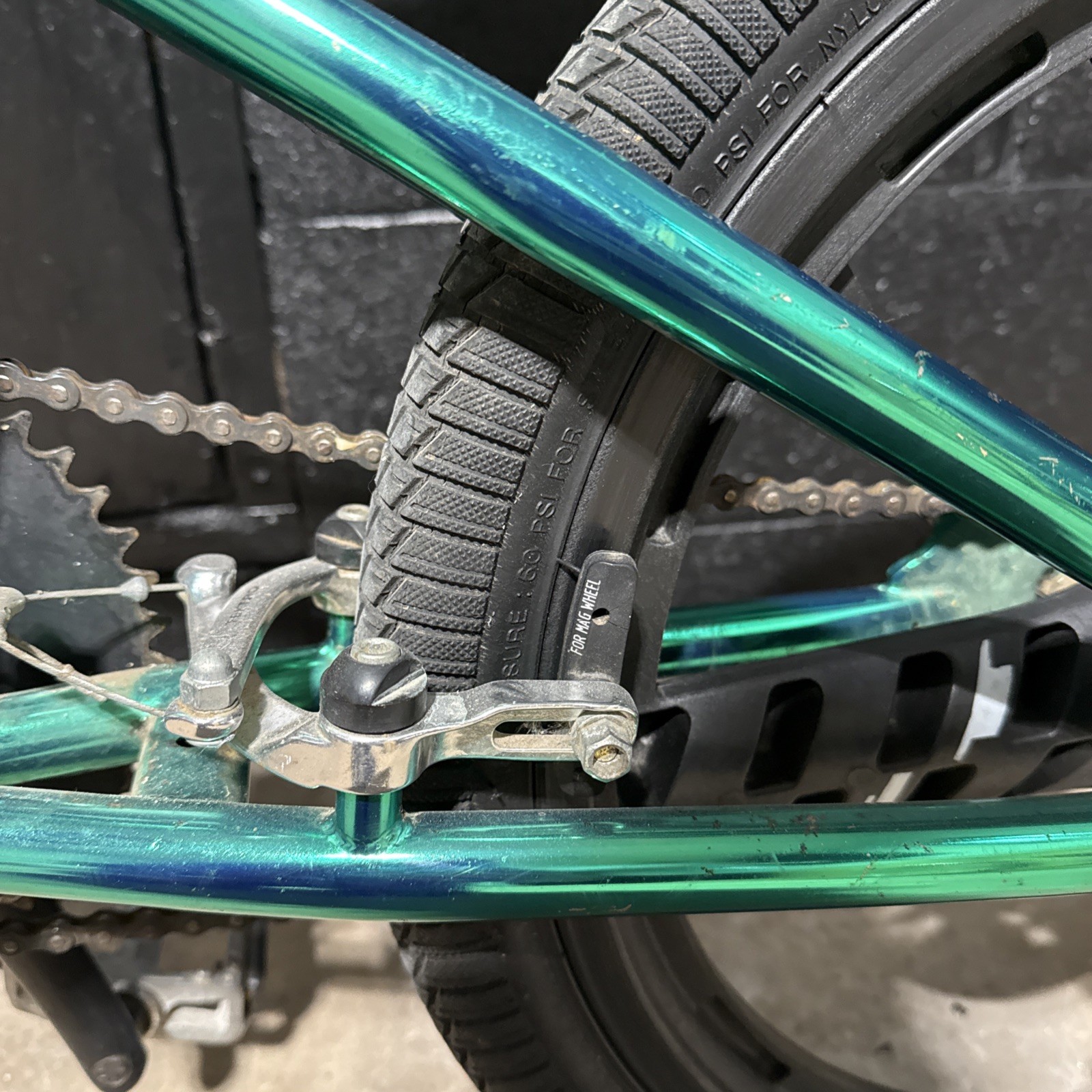 Dyno Air 2000 Gt Mags Freestyle Bike Metallic Green RARE Y2K Bmx Vintage