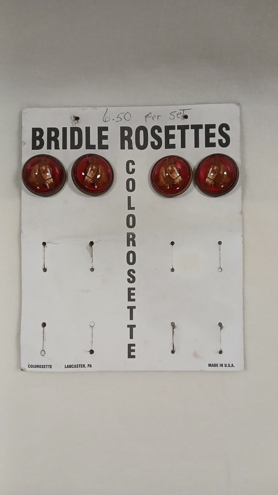 Horse Head Bridle Rosette