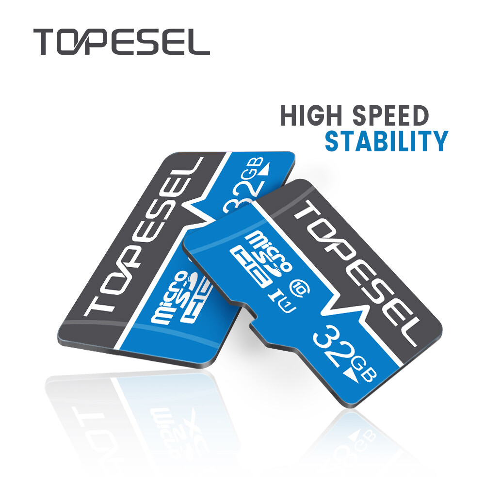Topesel Ultra Micro SD Card C10 16GB 32GB 64GB 128GB 256GB Wholesale 1/2/5/10pcs