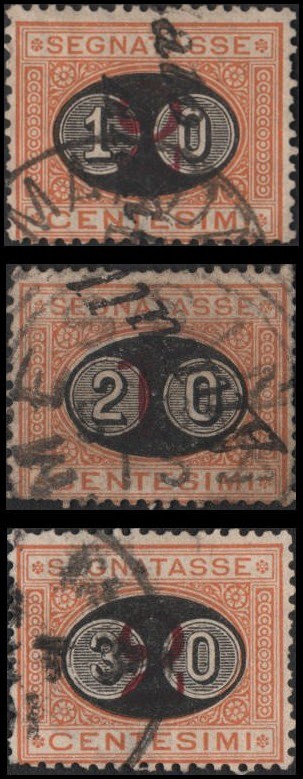 Italy #J25-J27 set Used