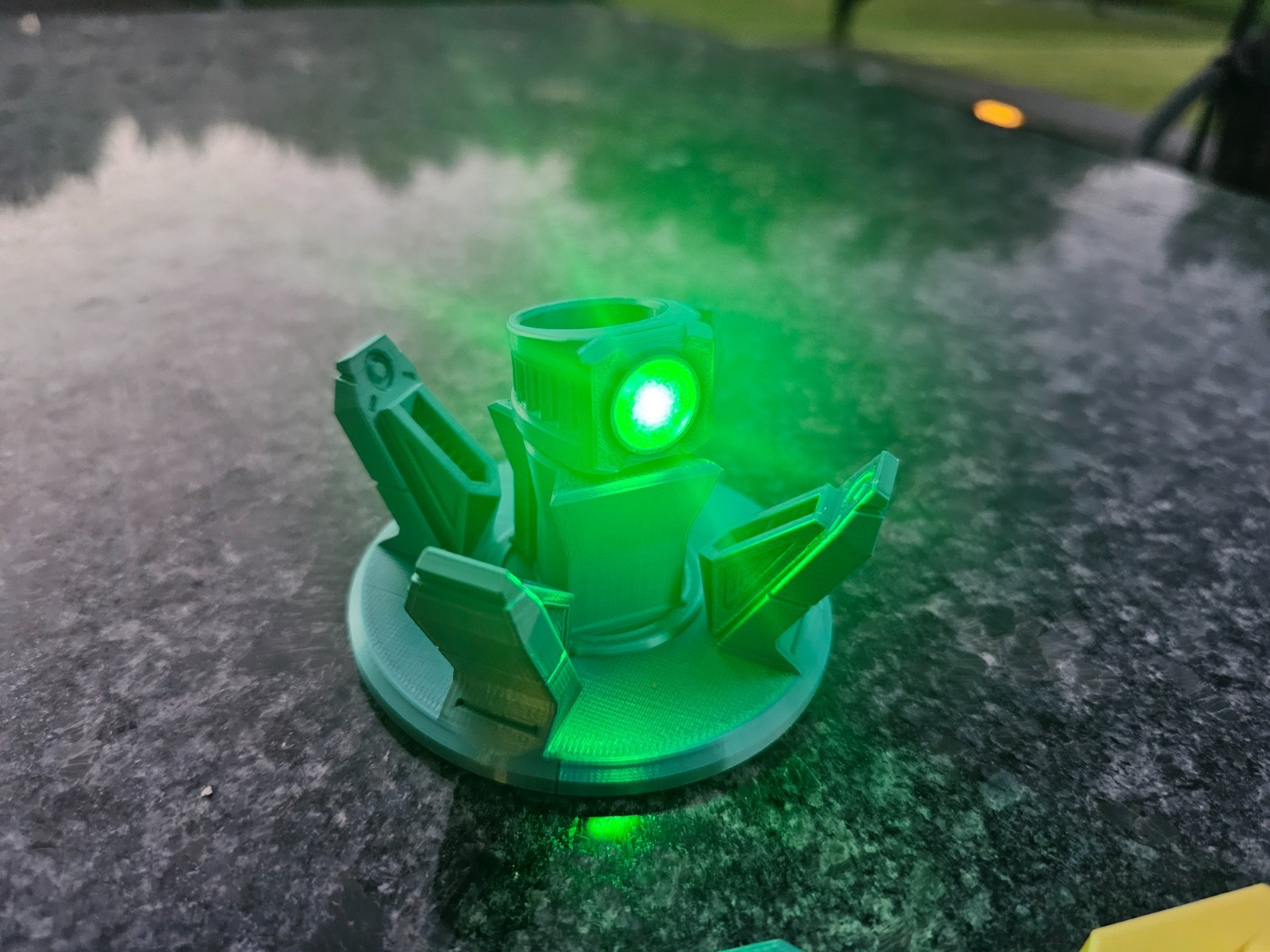 Lantern Corps Green Lantern - Working LED Light Up Cosplay Rings Custom Sized!
