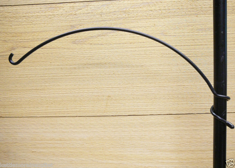 Erva 16" Coil Hanger for 1" Diameter Pole Plant, Bird Feede, Bird House Hanger