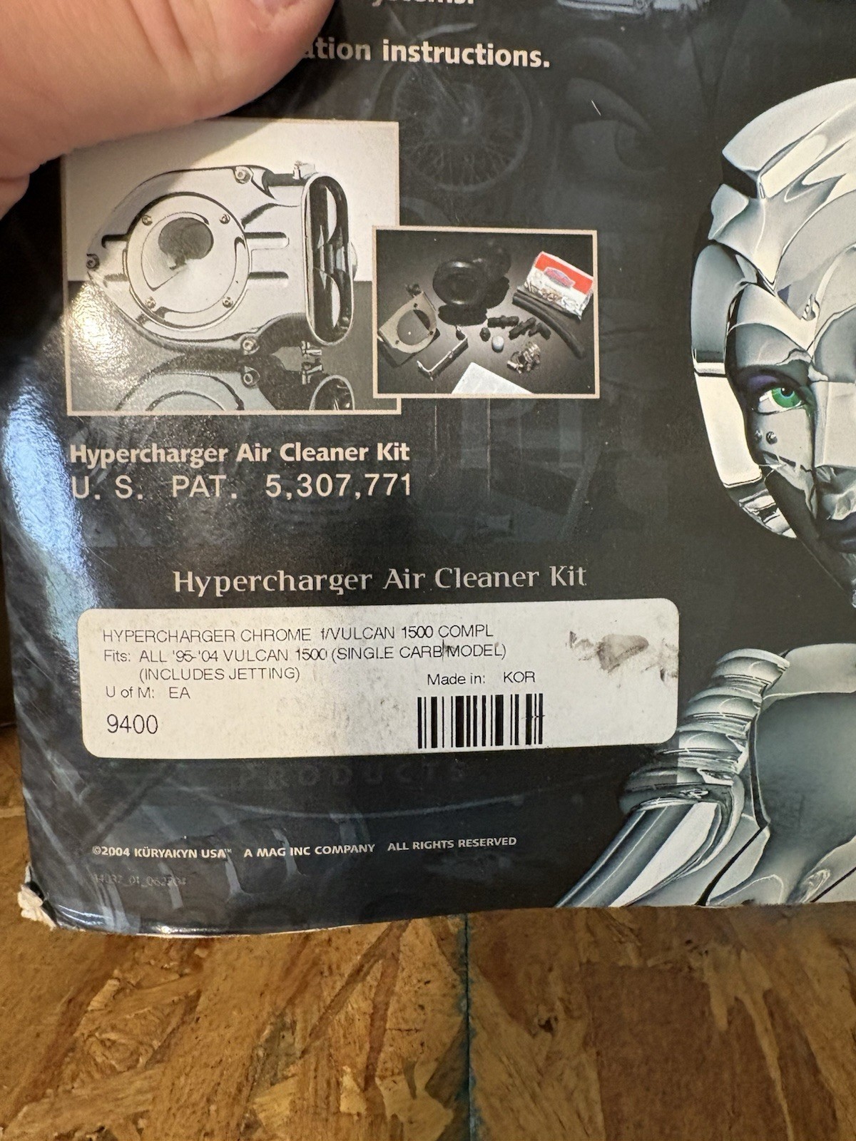 Kuryakyn Hypercharger Air Cleaner For Vulcan