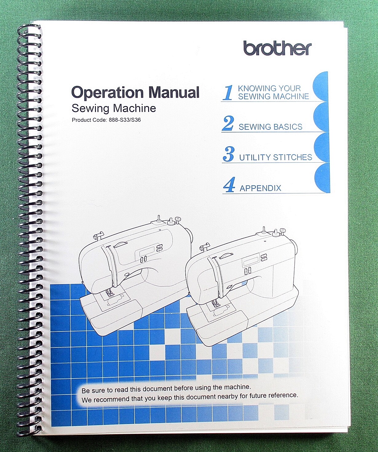 Brother CS6000 6000T 6000i Instruction Manual: Full Color & Protective Covers!