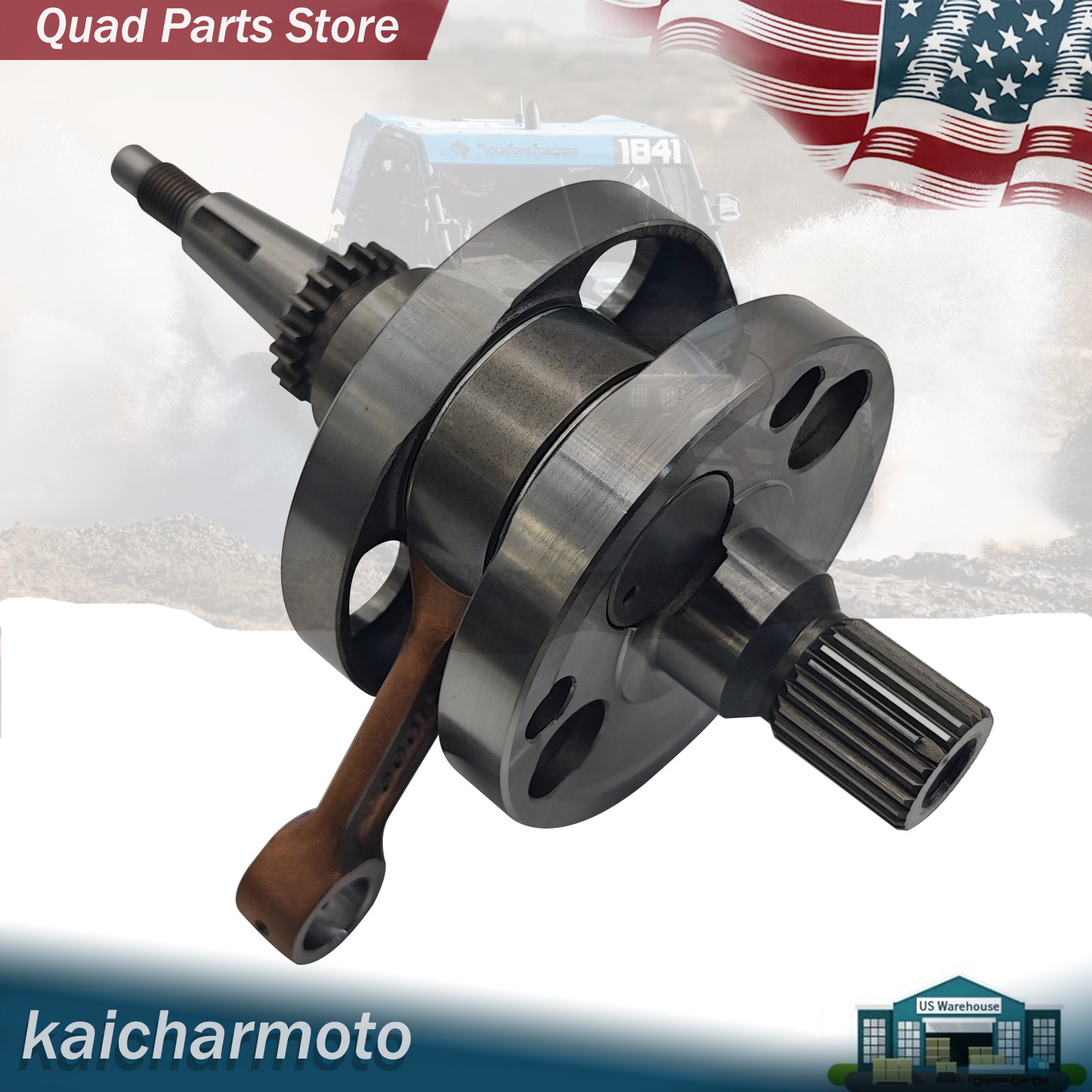 Crank Crankshaft For 2004-2008 2009 Honda CRF250R 13000-KRN-A00 13000-KRN-670
