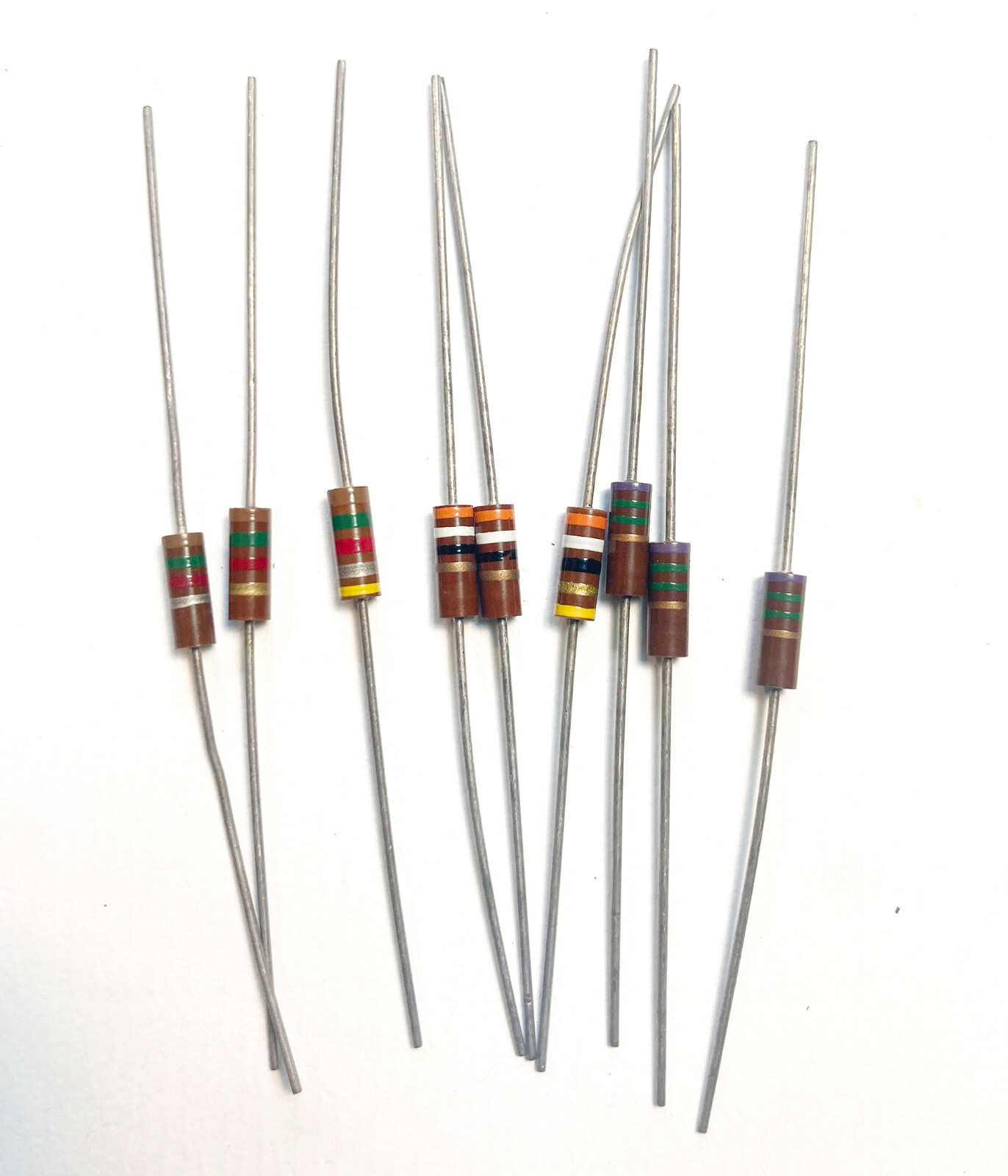 Carbon Composition Resistors – 1/2 Wt – USA – NOS – Vintage