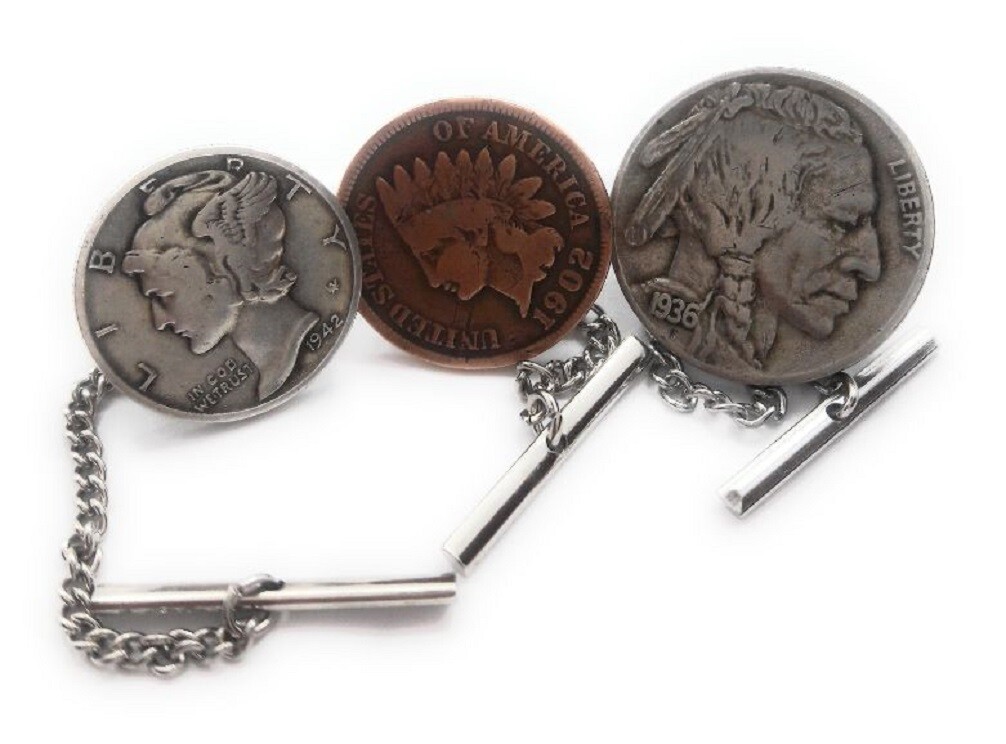 VARIETY COIN TIE TACK / LAPEL PIN
