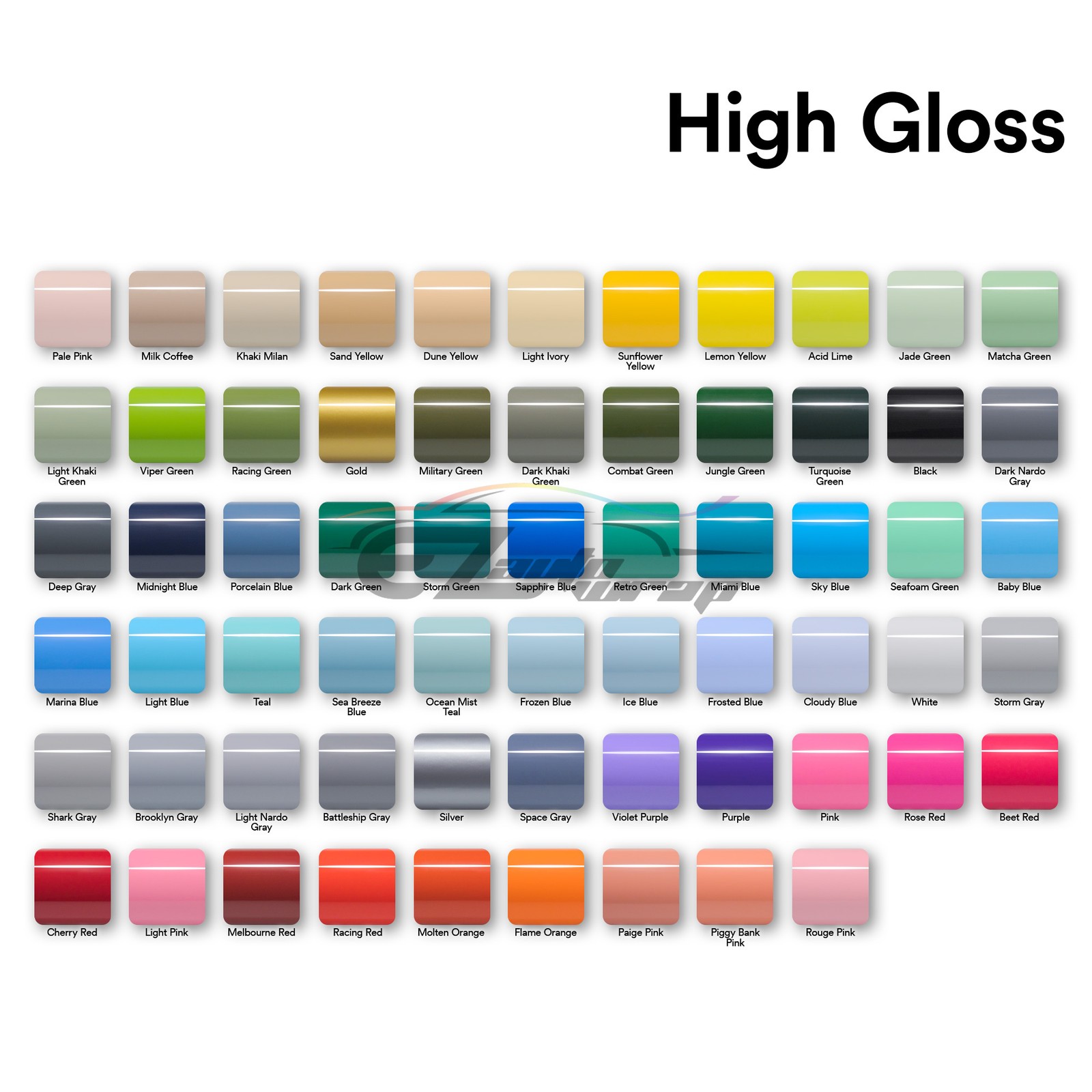 High Gloss Light Khaki Green Car Vinyl Wrap Sticker Decal Sheet Film Air Release