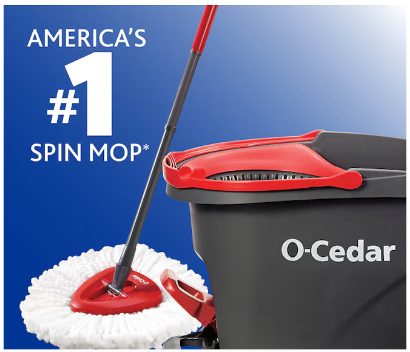 O-Cedar EasyWring Spin Mop With Bucket
