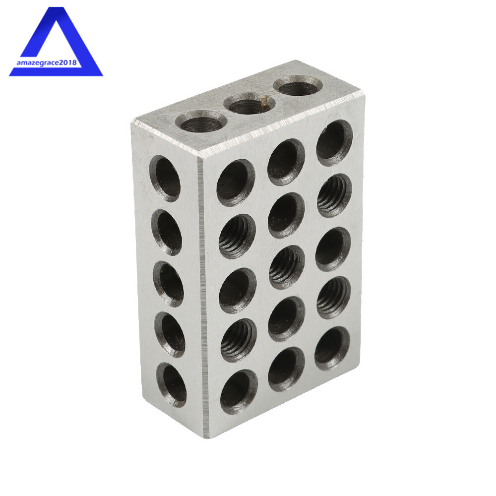 8 Piece 1-2-3 123 23 Hole Precision 0.0001 Block Set With Screws HEX KEY