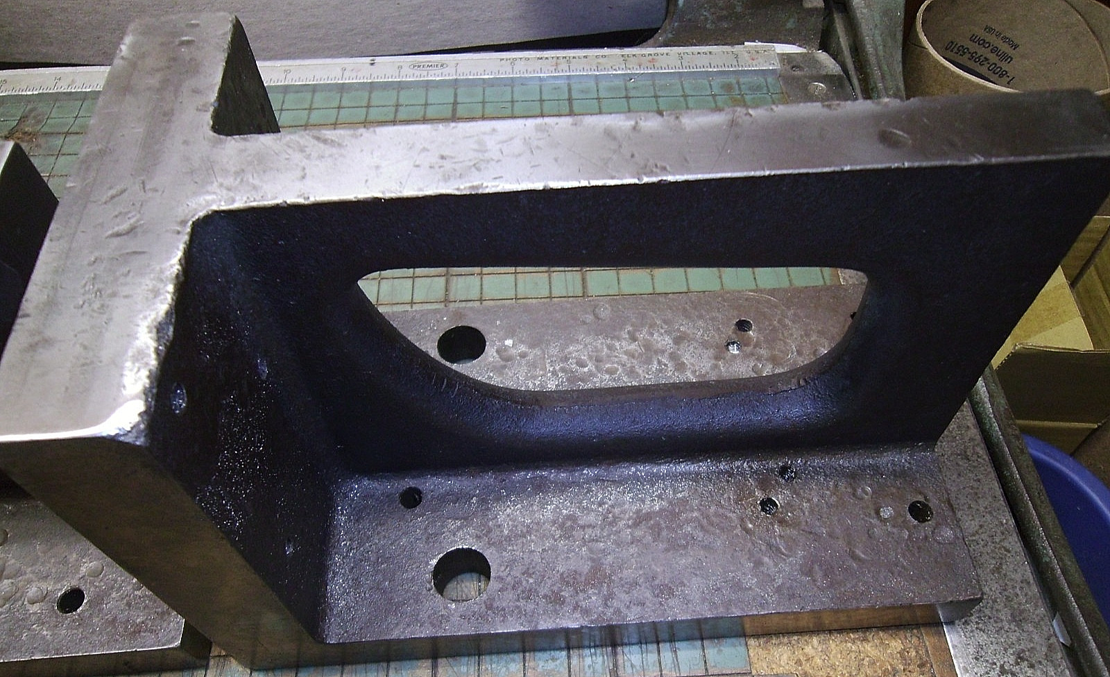 336 = Box Angle Plates Machined Pair 4-1/2 x 5 x 8 (Qty.1 Pair