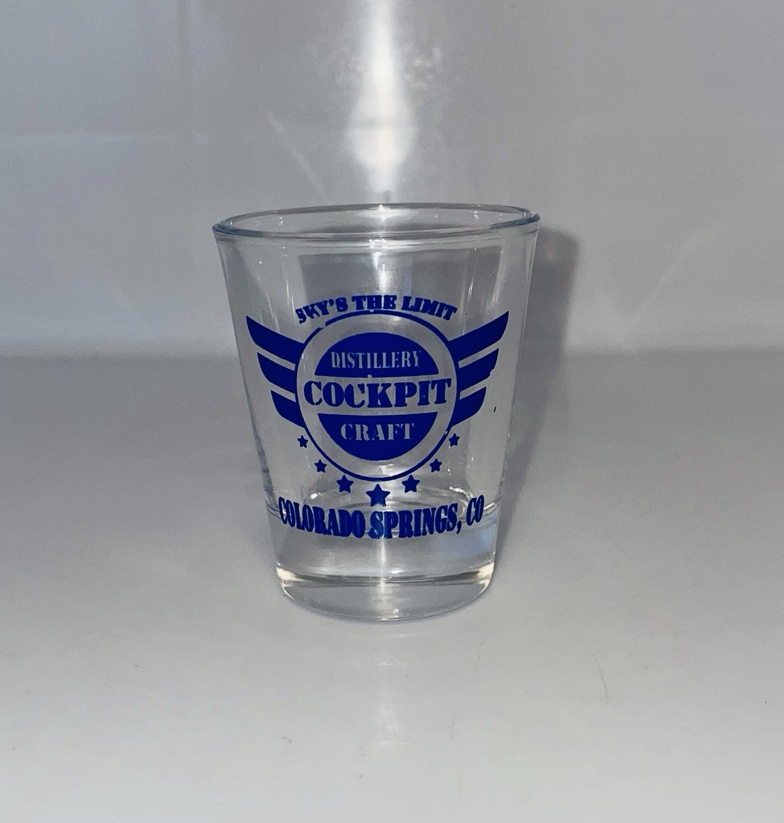 Cockpit Craft Distillery Colorado Springs, CO Shot Glass