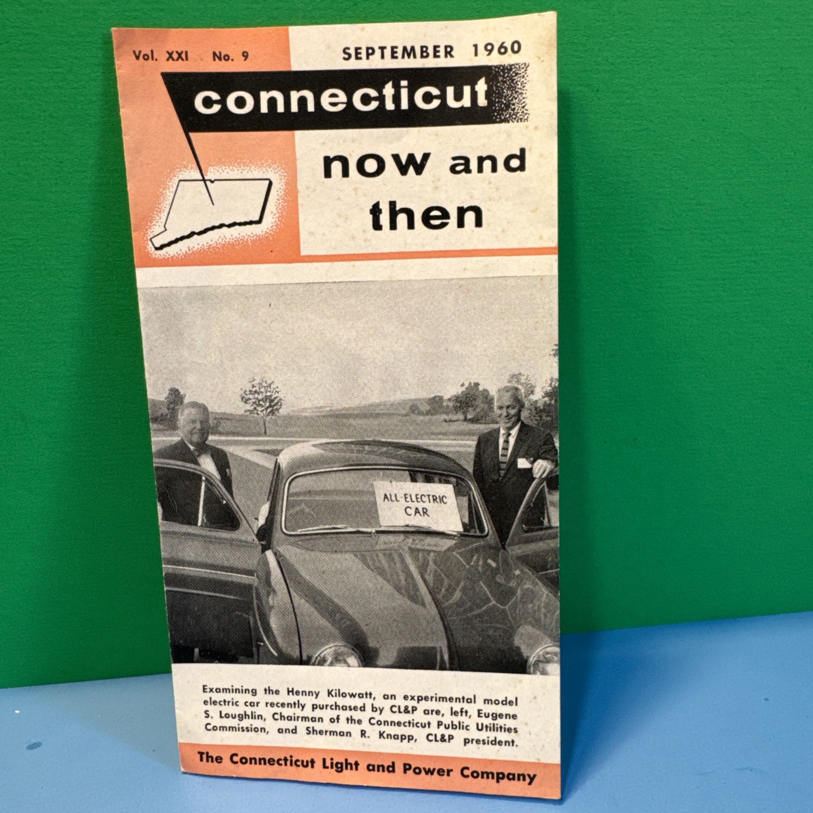 1960 Henny Kilowatt  ELECTRIC CAR Eastern States Expo, CT light & power Brochure