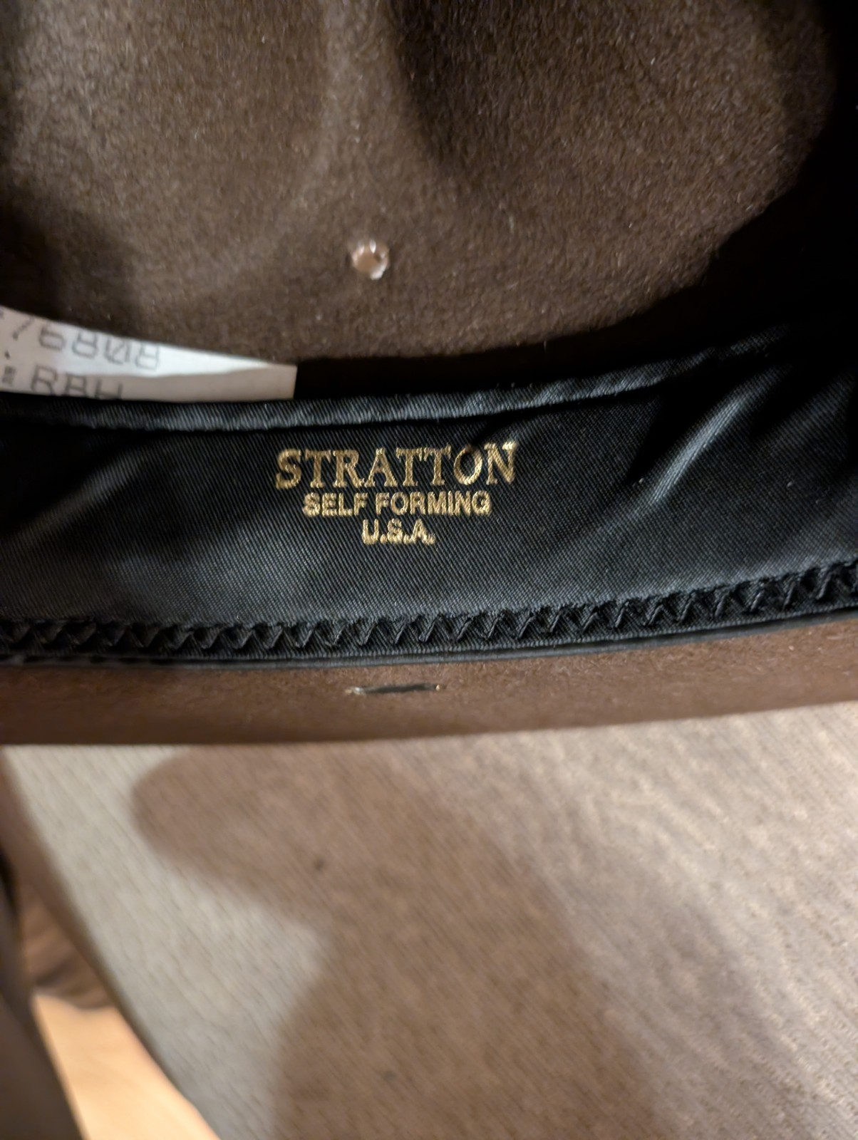 Stratton Brown Self-Forming Campaign Hat Size 7 Sheriff Uniform USA