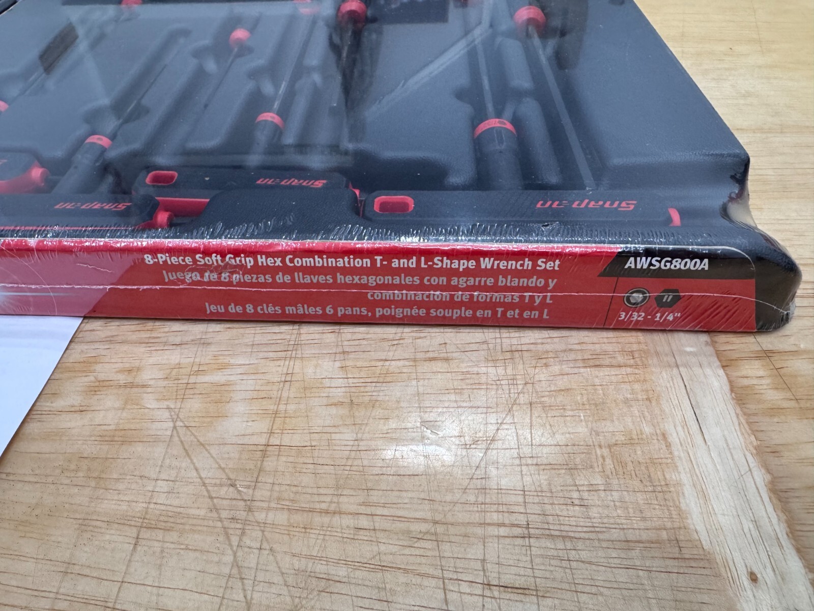 Snap-on Tools SPAIN NEW 16pc SAE / Metric T-Shaped Combo Hex Wrench Sets