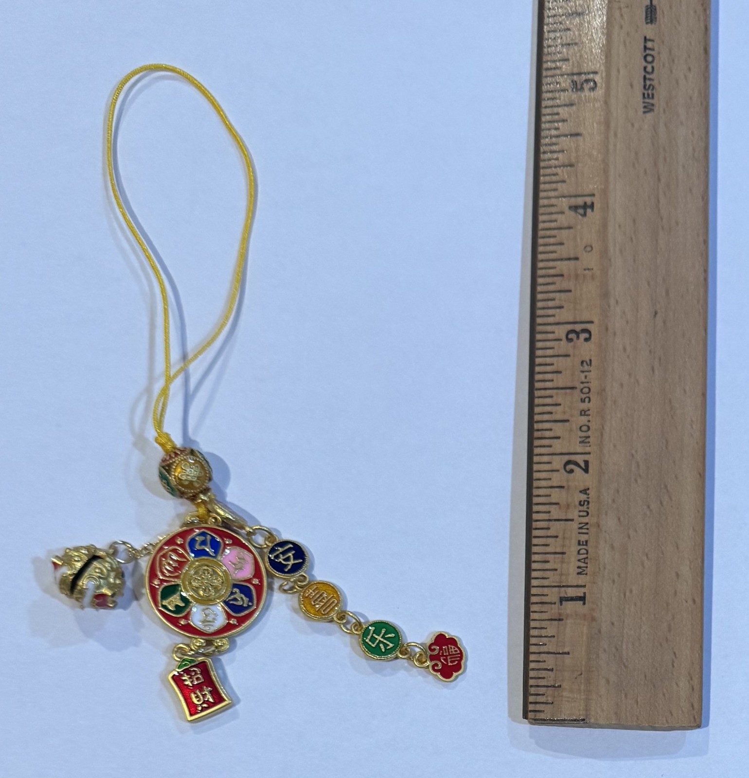 Chinese Nanputuo Temple Hanging Lucky Charm - US Based Seller