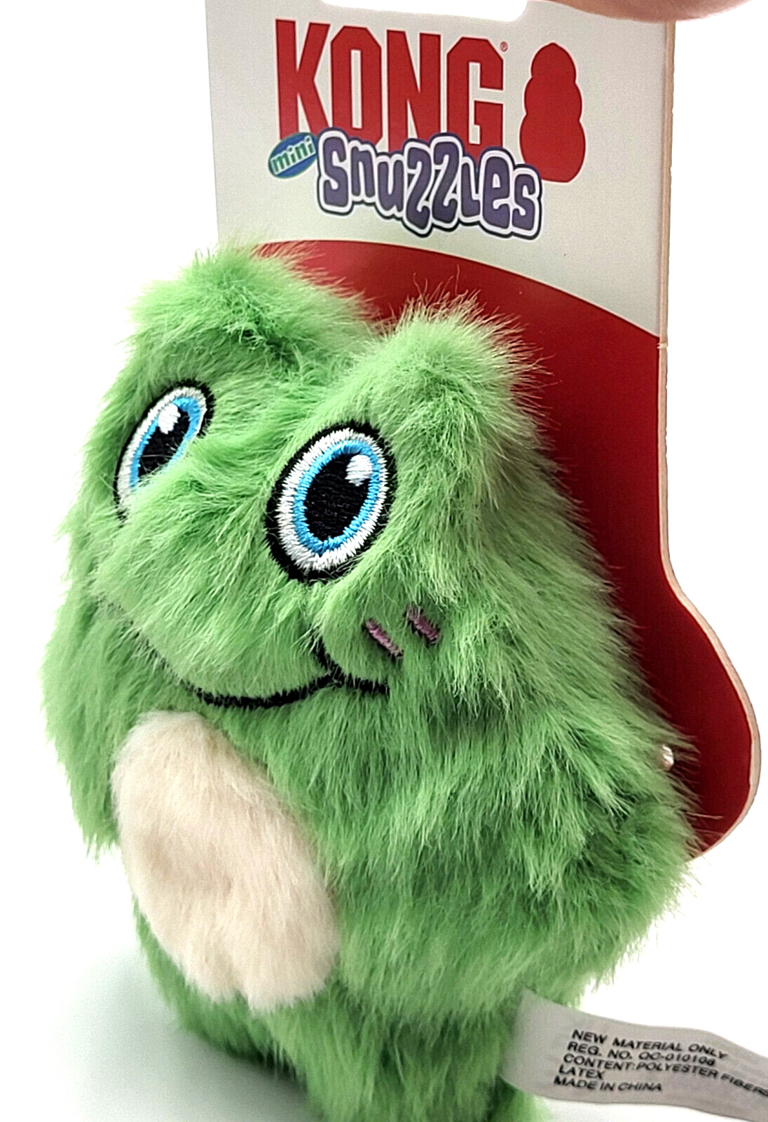 KONG Snuzzles Mini (3pk) Duck-Frog-Pig XS Squeaky Soft Plush Dog Toy 4"