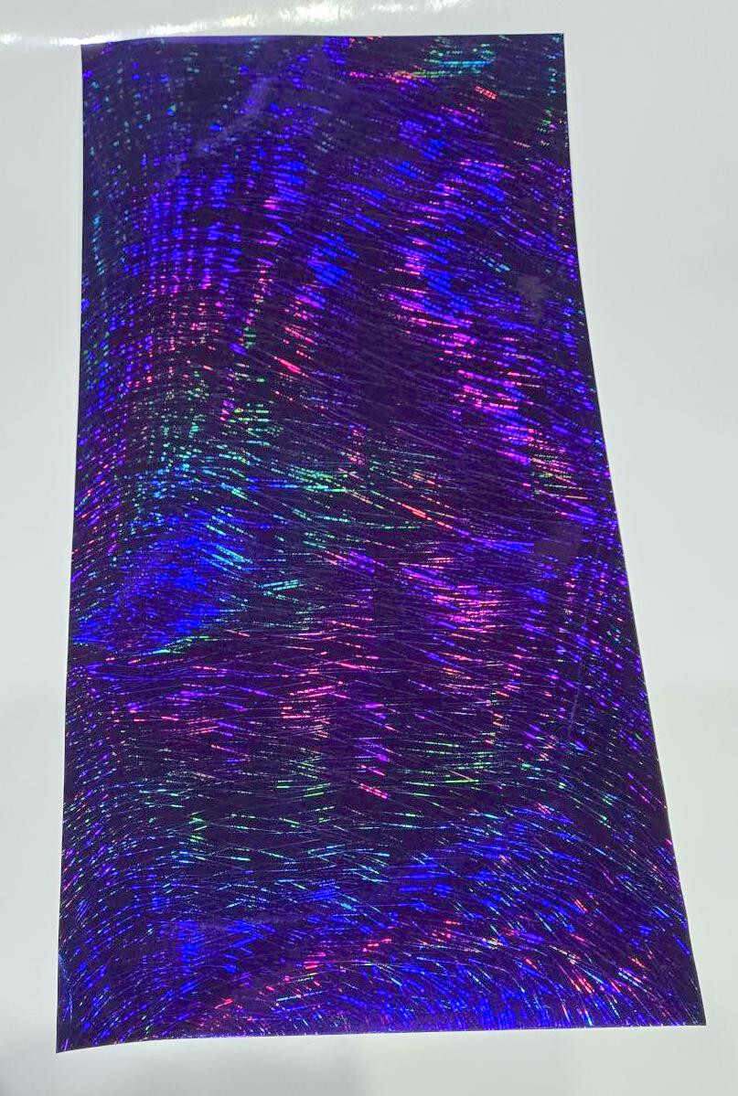 Holographic Royal Purple Light Ray Sign Plotter Cutter Vinyl Roll